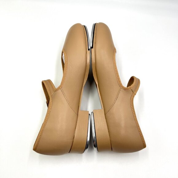 Capezio Womens 3800 Mary Jane Caramel Tan Buckled Dance Tap Shoes‎ Size 7M - Picture 8 of 12